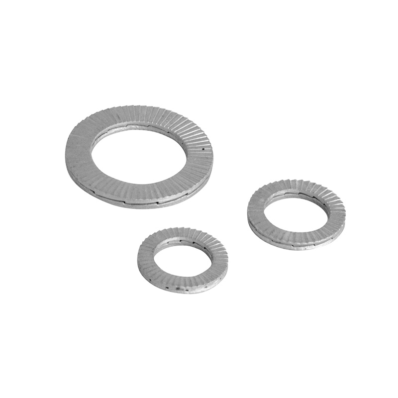 Double stack self-locking washer DIN25201